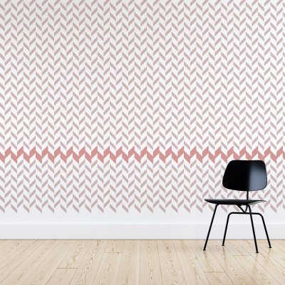 CHEVRON I / Reusable Allover Large Wall Stencils for Painting CHEVRON I / Reusable Allover Large Wall Stencils for Painting