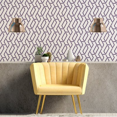 TRAPEZOID / Reusable Allover Large Wall Stencils for Painting TRAPEZOID / Reusable Allover Large Wall Stencils for Painting