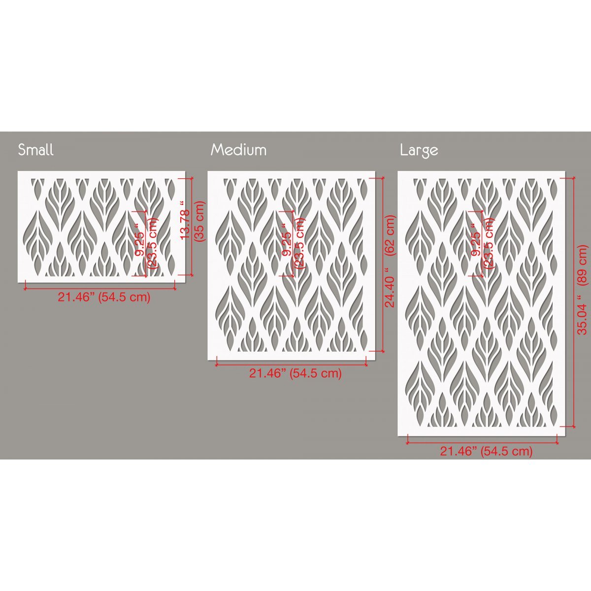 HEART OF THE FARM I / Reusable Allover Large Wall Stencils for Painting