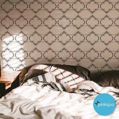 MOROCCAN RUSTIC / Reusable Allover Large Wall Stencils for Painting MOROCCAN RUSTIC / Reusable Allover Large Wall Stencils for Painting