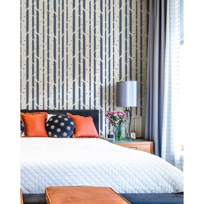 BIRCH TREE / Reusable Allover Large Wall Stencils for Painting BIRCH TREE / Reusable Allover Large Wall Stencils for Painting