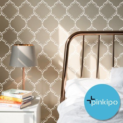 MOROCCAN DREAM / Reusable Allover Large Wall Stencils for Painting MOROCCAN DREAM / Reusable Allover Large Wall Stencils for Painting