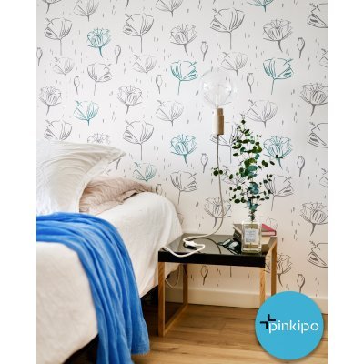 SUMMER FLOWERS / Reusable Allover Large Wall Stencils for Painting SUMMER FLOWERS / Reusable Allover Large Wall Stencils for Painting