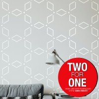 ANATOLIAN PATTERN MODERN / Reusable Allover Large Wall Stencils for Painting
