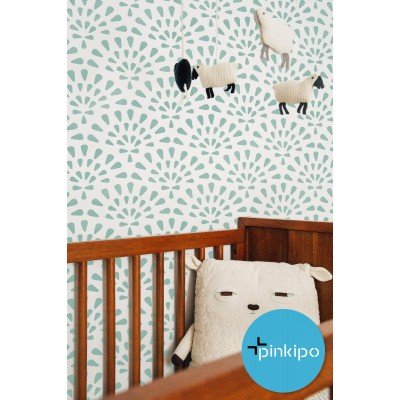 SMYRNA / Reusable Allover Large Wall Stencils for Painting SMYRNA / Reusable Allover Large Wall Stencils for Painting