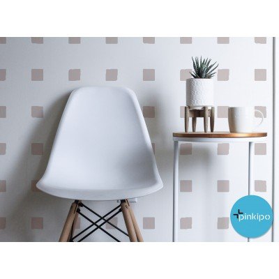 SQUARE CUBE / Reusable Allover Large Wall Stencils for Painting SQUARE CUBE / Reusable Allover Large Wall Stencils for Painting