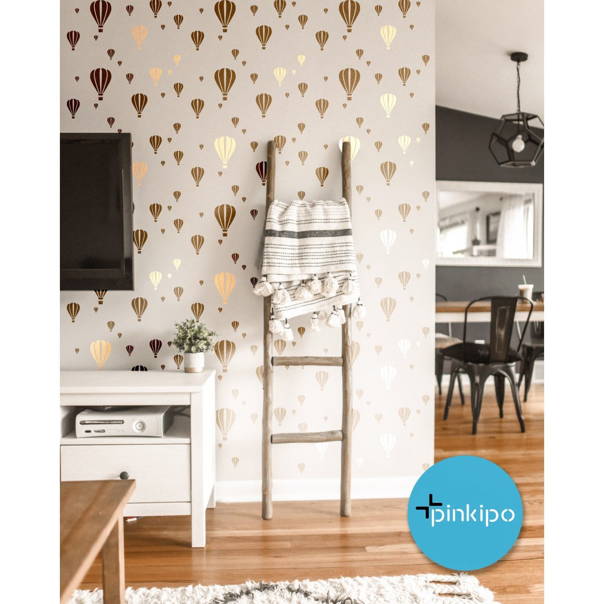 CAPPADOCIA / Reusable Allover Large Wall Stencils for Painting