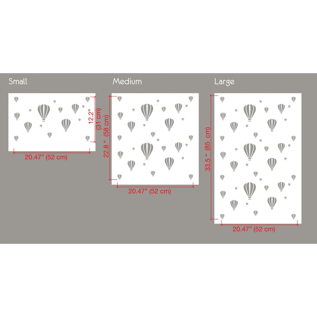 CAPPADOCIA / Reusable Allover Large Wall Stencils for Painting