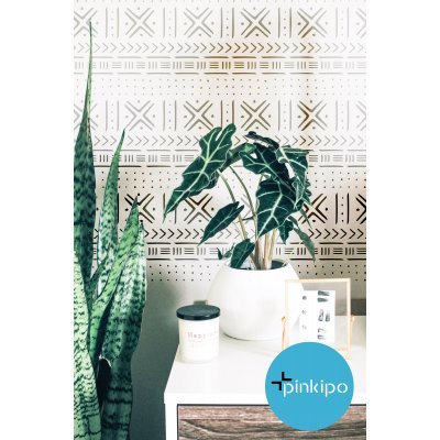 Mudcloth / Reusable Allover Large Wall Stencils for Painting Mudcloth / Reusable Allover Large Wall Stencils for Painting