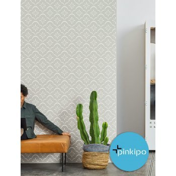 MOROCCAN FLOWER / Reusable Allover Large Wall Stencils for Painting MOROCCAN FLOWER / Reusable Allover Large Wall Stencils for Painting