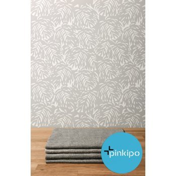 LEAFY ALLOVER STENCIL / Reusable Allover Large Wall Stencils for Painting